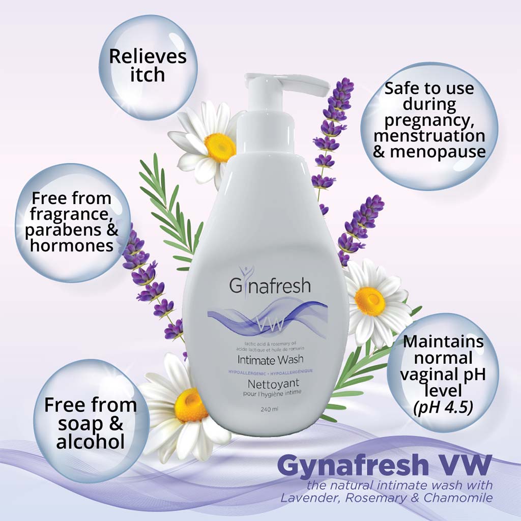 Gynafresh VW Anti-Odour Cleansing Anti-Bacterial Intimate Wash For Women 240ml - Easy Pharmacy LLC