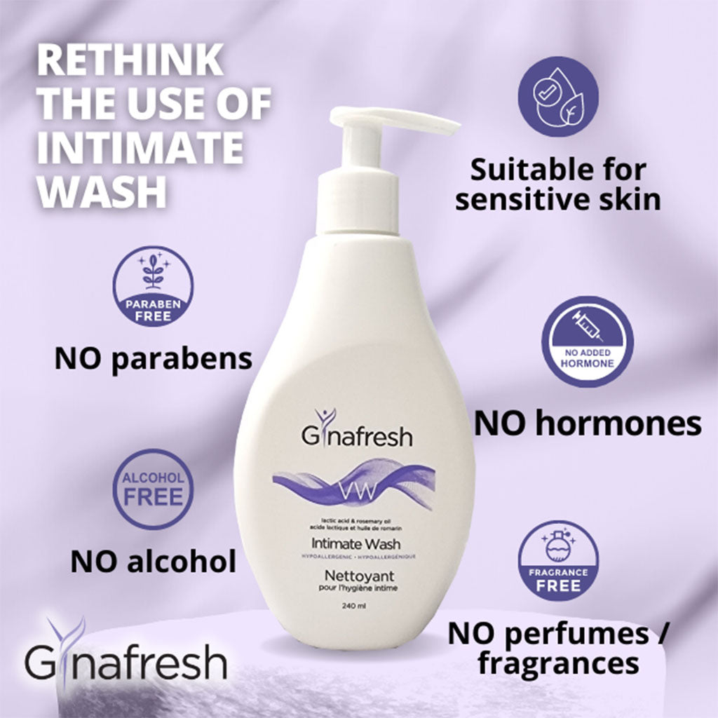 Gynafresh VW Anti-Odour Cleansing Anti-Bacterial Intimate Wash For Women 240ml - Easy Pharmacy LLC
