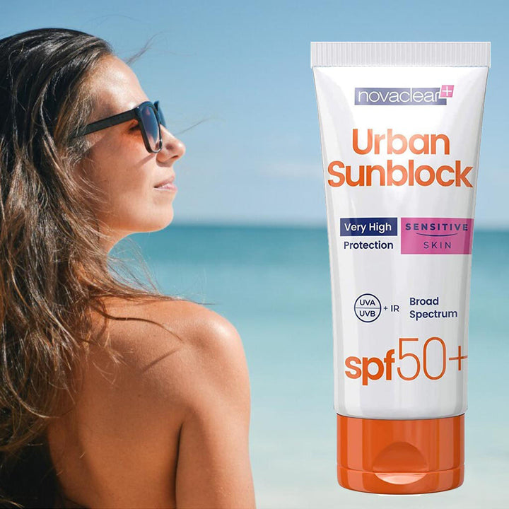 Novaclear Urban Sunblock SPF 50+ Face Sunscreen For Sensitive Skin 40ml, Value Pack of 1+2's - Easy Pharmacy LLC