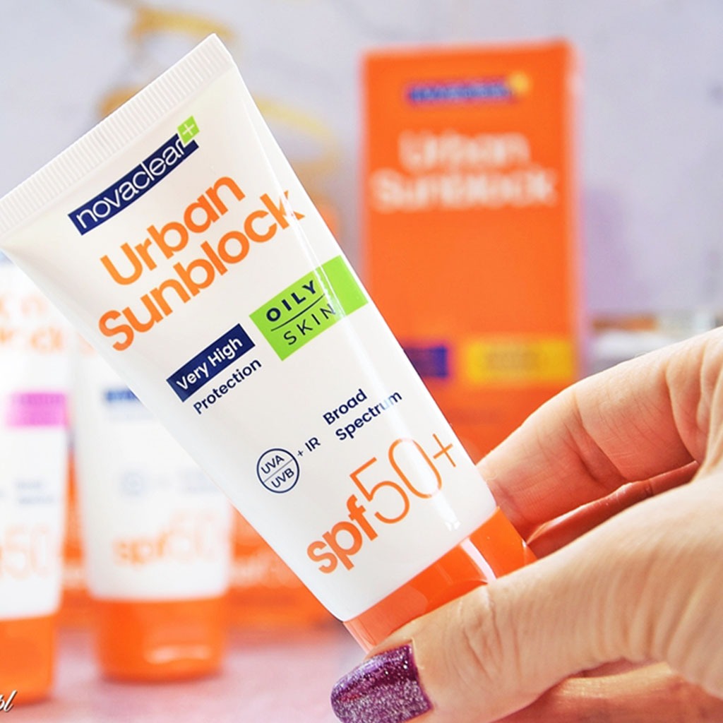 Novaclear Urban Sunblock SPF 50+ Face Sunscreen For Oily Skin 40ml, Value Pack of 1+2's - Easy Pharmacy LLC