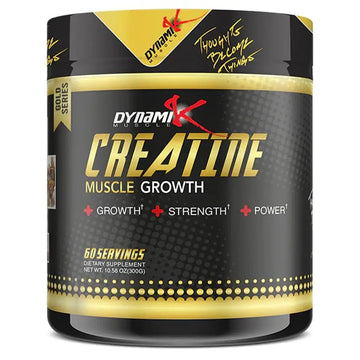 Dynamik Muscle Creatine Powder For Muscle Growth - 60 Servings - 300g