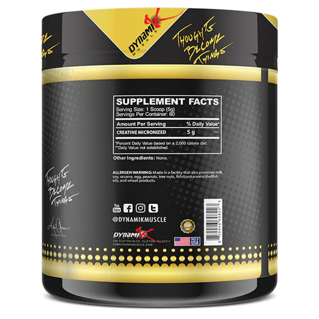 Dynamik Muscle Creatine Powder For Muscle Growth - 60 Servings - 300g - Easy Pharmacy LLC
