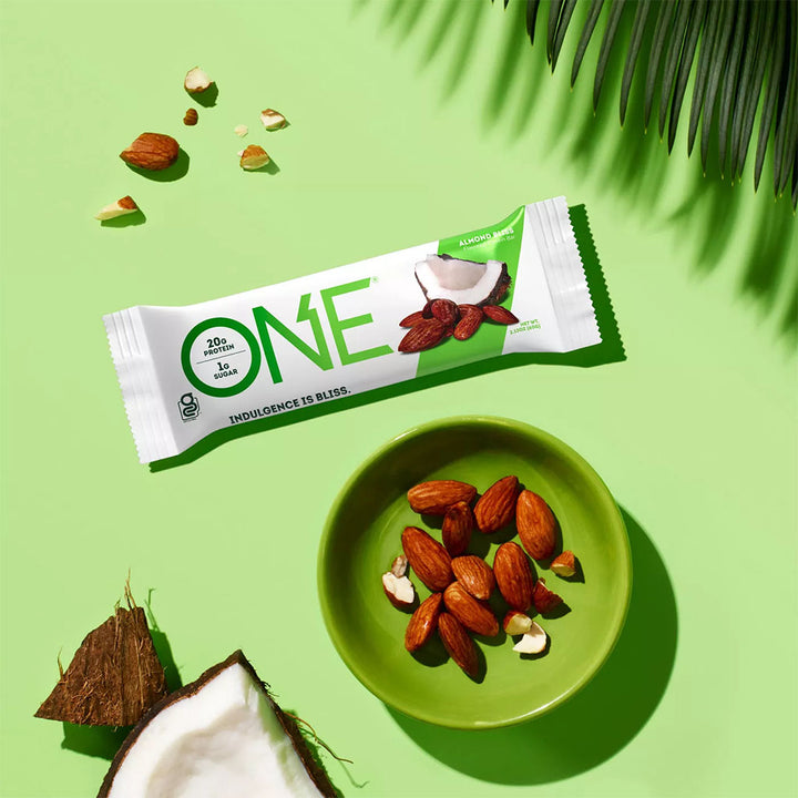 One Bar Gluten Free Protein Almond Bliss Flavored Protein Bar 60g - Easy Pharmacy LLC