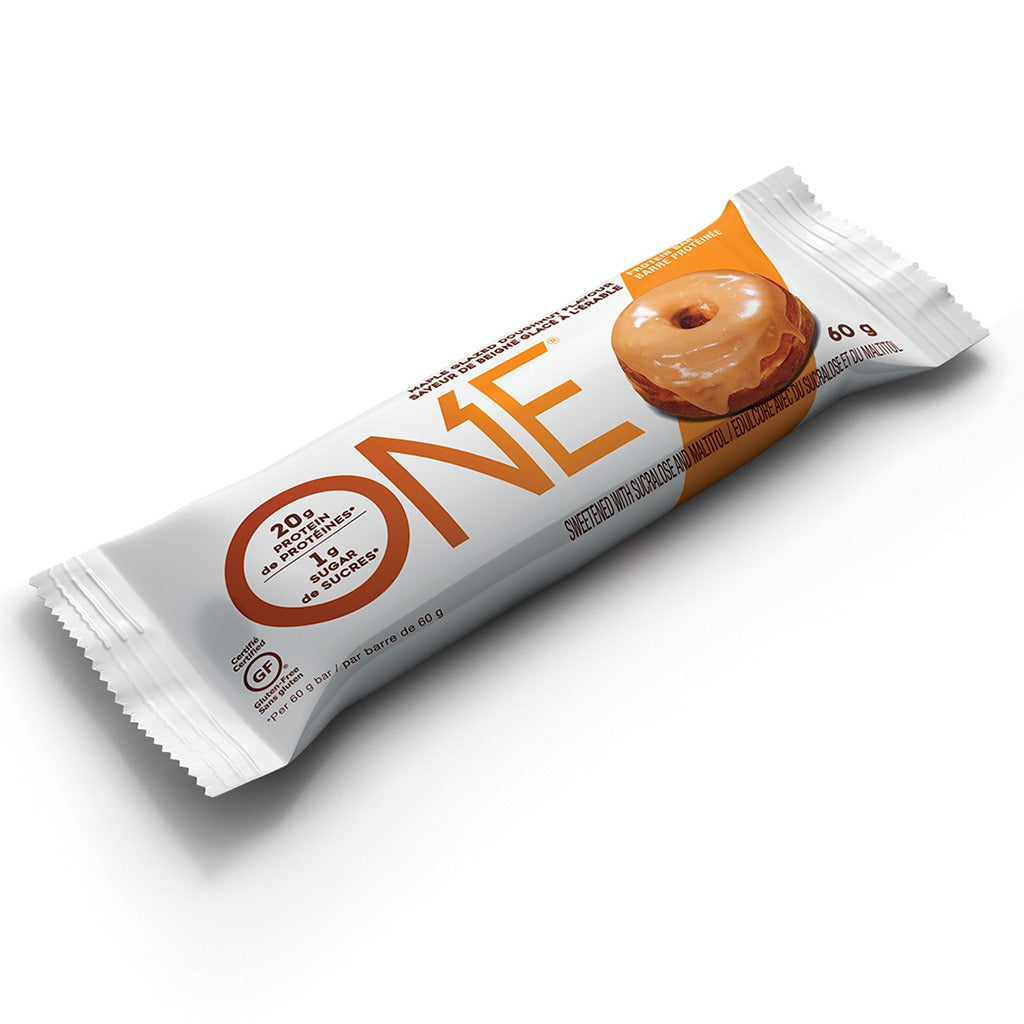 One Bar Gluten Free Protein Rich Maple Glazed Donut Flavored Protein Bar 60g - Easy Pharmacy LLC