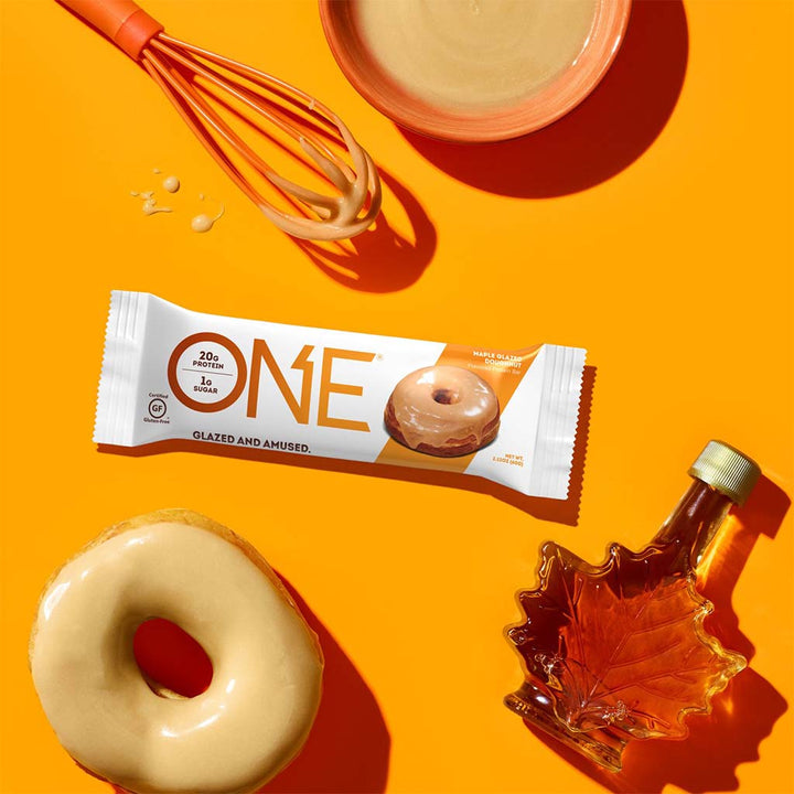 One Bar Gluten Free Protein Rich Maple Glazed Donut Flavored Protein Bar 60g - Easy Pharmacy LLC
