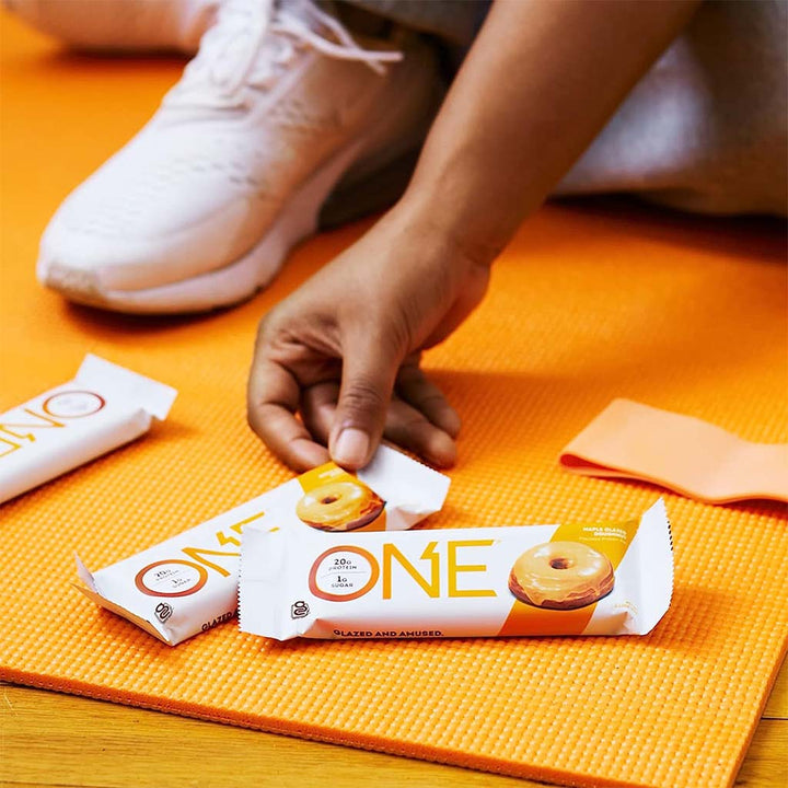 One Bar Gluten Free Protein Rich Maple Glazed Donut Flavored Protein Bar 60g - Easy Pharmacy LLC