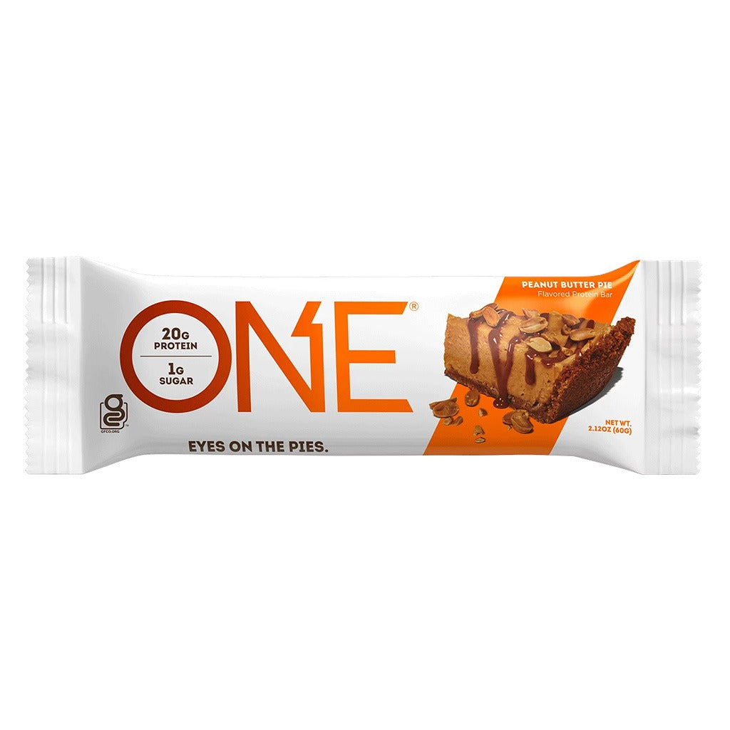 One Bar Gluten Free Protein Rich Peanut Butter Pie Flavored Protein Bar 60g - Easy Pharmacy LLC