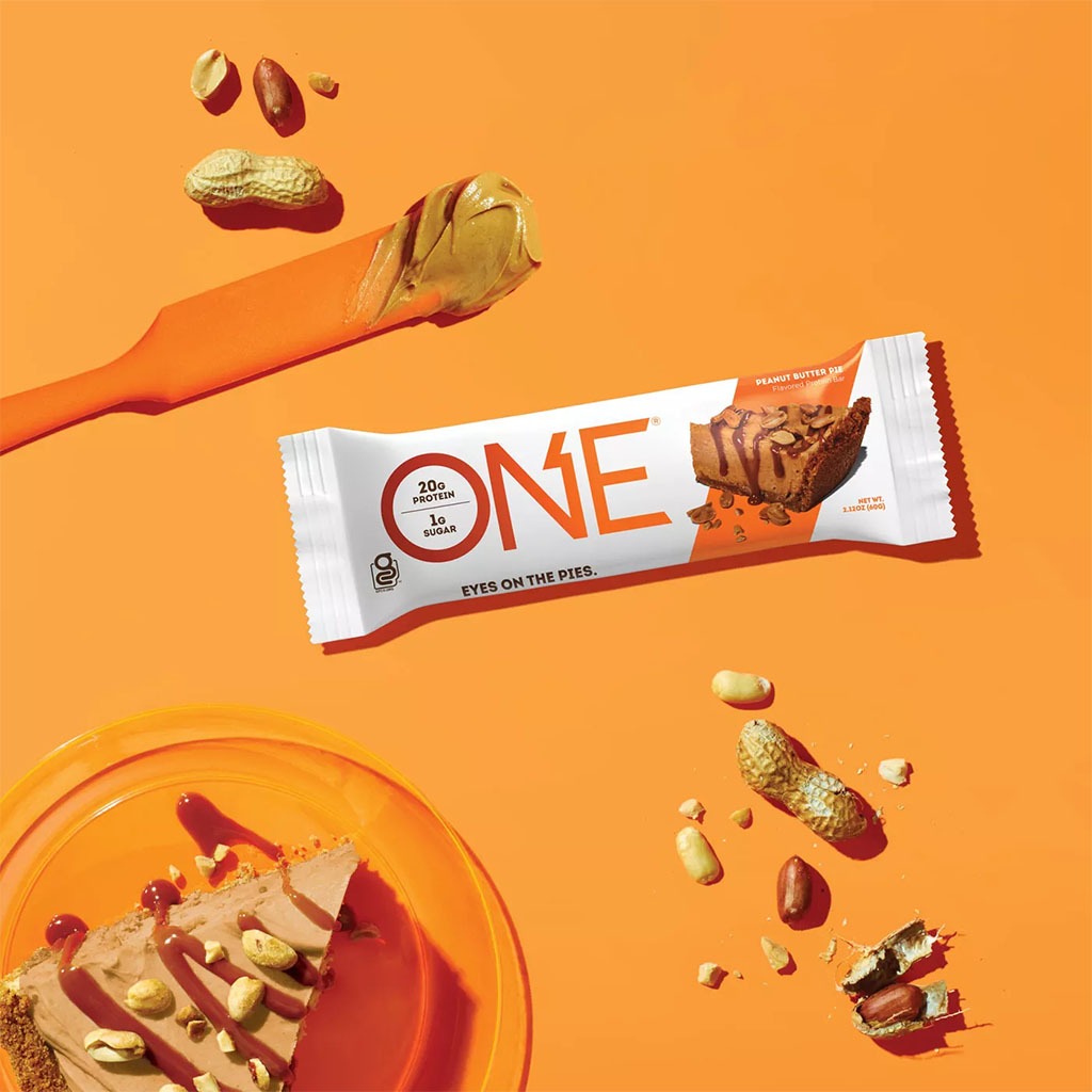 One Bar Gluten Free Protein Rich Peanut Butter Pie Flavored Protein Bar 60g - Easy Pharmacy LLC