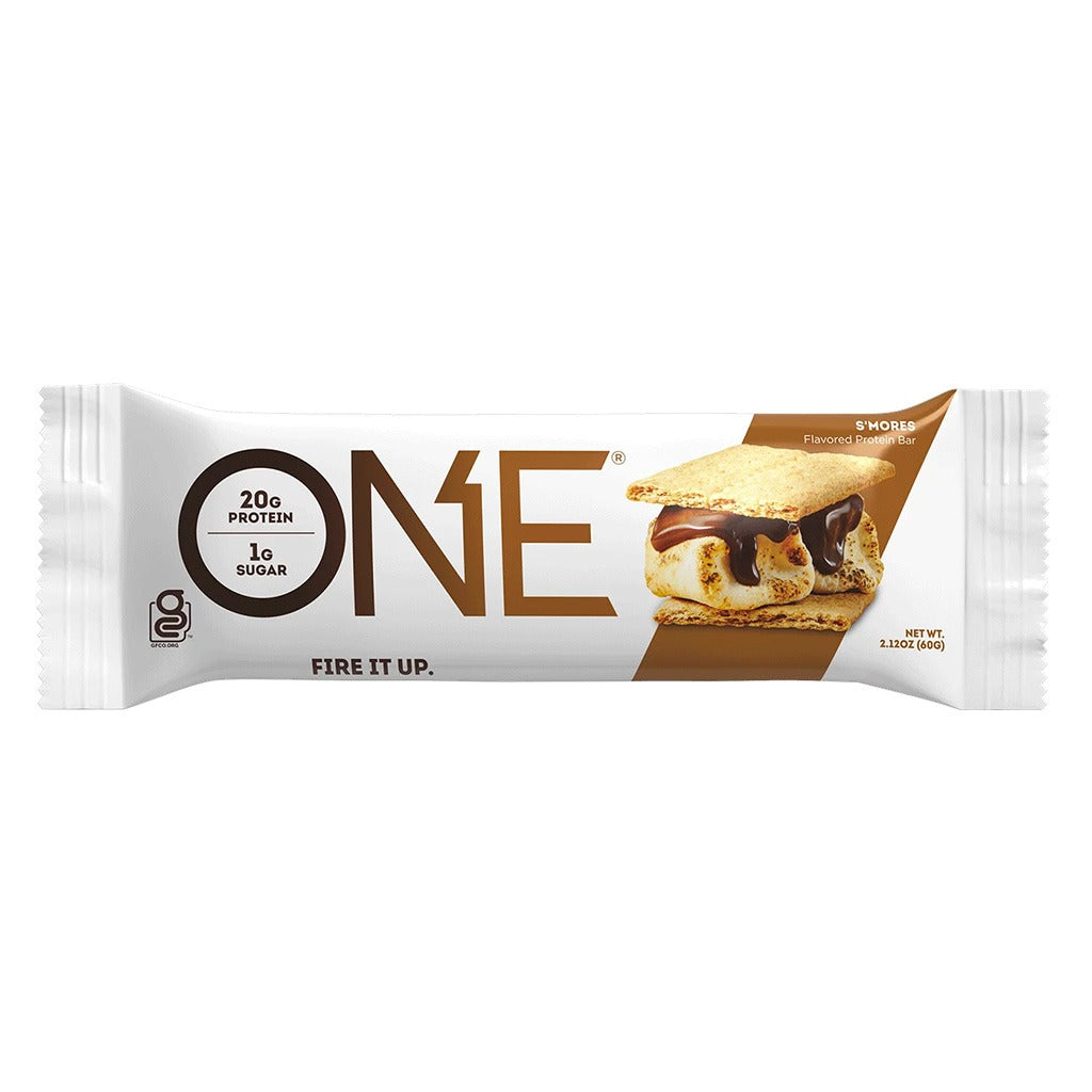One Bar Gluten Free Protein Rich S'mores Flavored Protein Bar 60g - Easy Pharmacy LLC