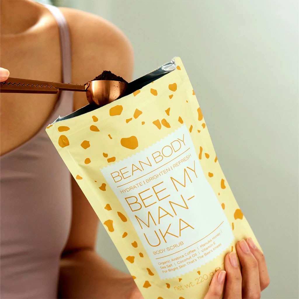 BeanBody Bee My Manuka Coffee Brightening Body Scrub With Manuka Honey 220g - Easy Pharmacy LLC