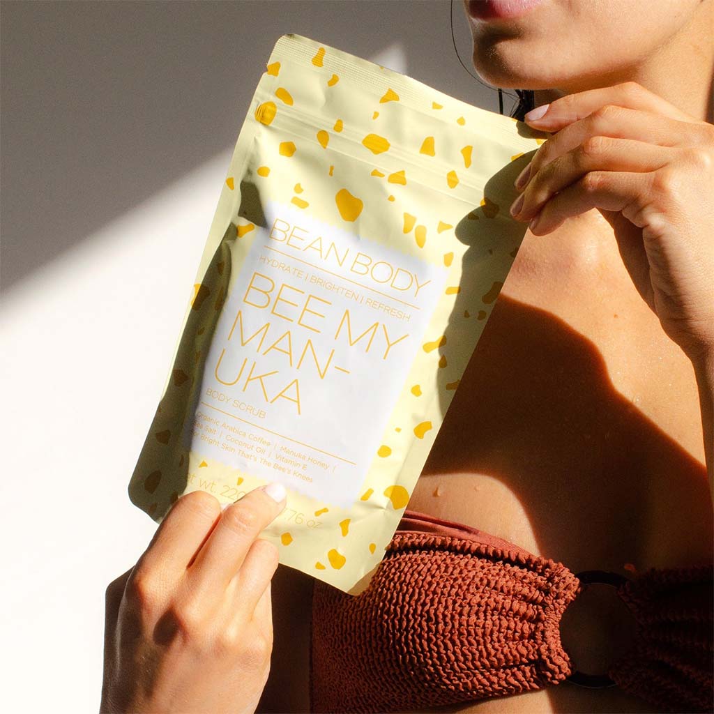 BeanBody Bee My Manuka Coffee Brightening Body Scrub With Manuka Honey 220g - Easy Pharmacy LLC