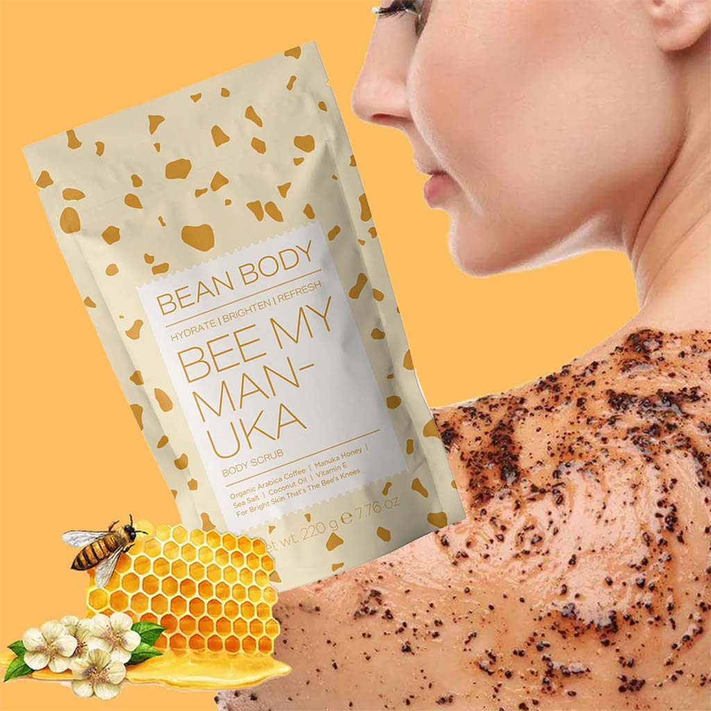 BeanBody Bee My Manuka Coffee Brightening Body Scrub With Manuka Honey 220g - Easy Pharmacy LLC