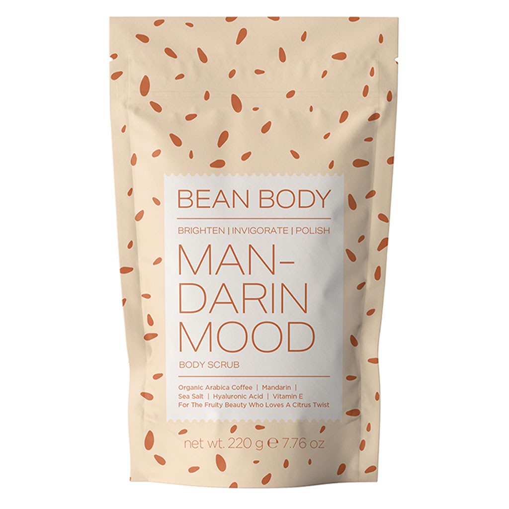BeanBody Mandarin Mood Brightening Body Scrub 220g - Easy Pharmacy LLC