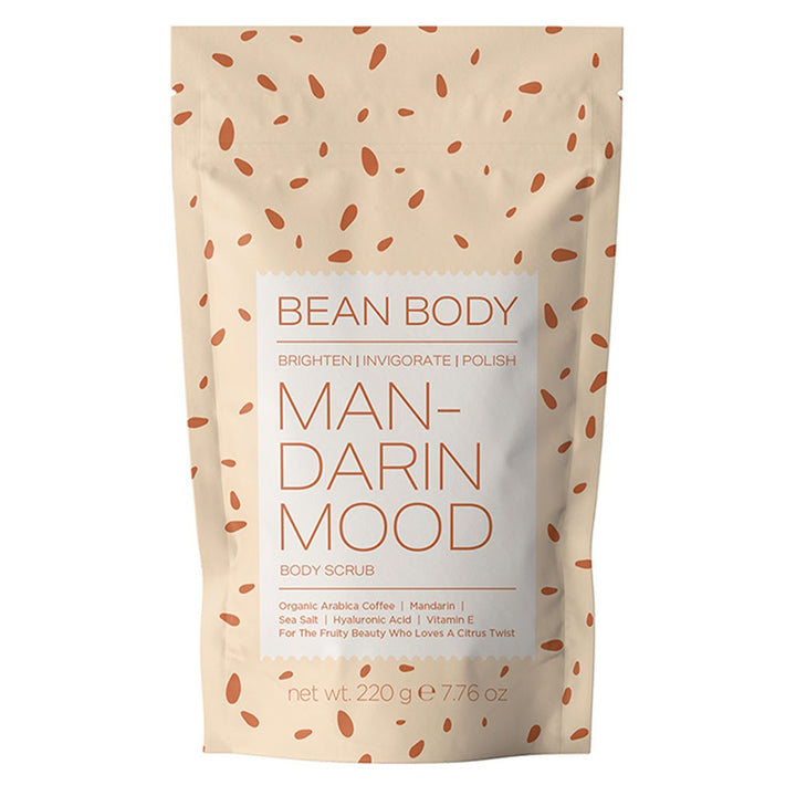 BeanBody Mandarin Mood Brightening Body Scrub 220g - Easy Pharmacy LLC
