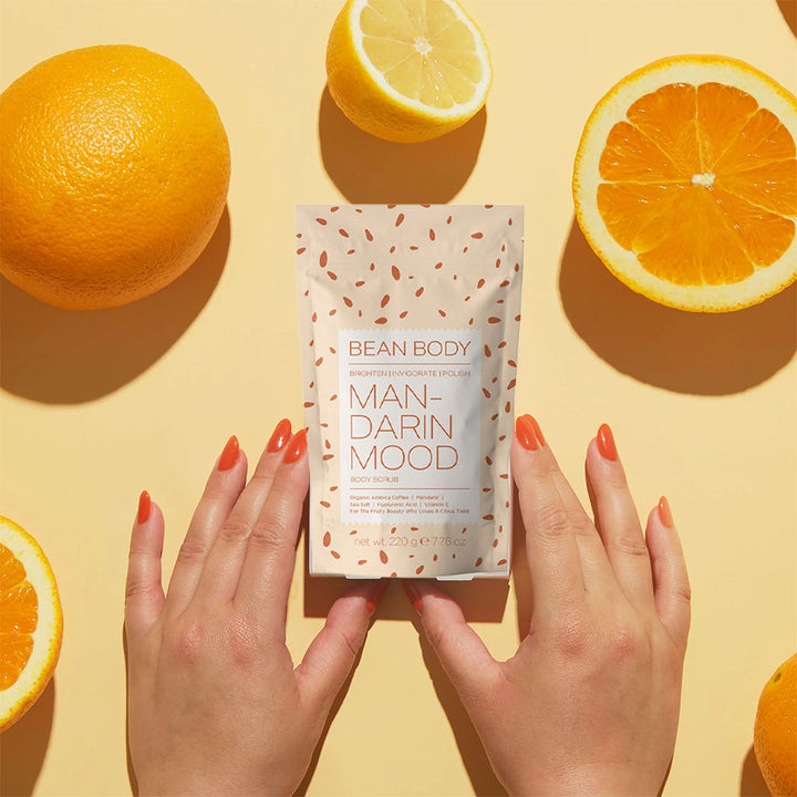 BeanBody Mandarin Mood Brightening Body Scrub 220g - Easy Pharmacy LLC