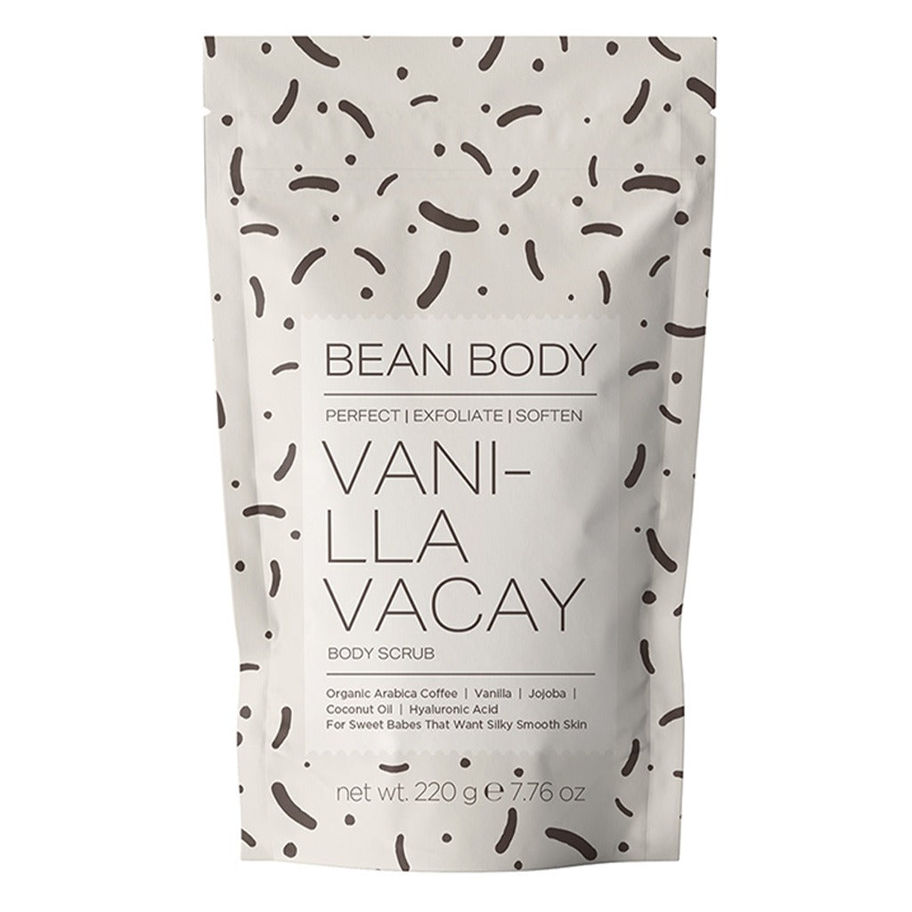 BeanBody Vanilla Vacay Exfoliating Body Scrub 220g - Easy Pharmacy LLC