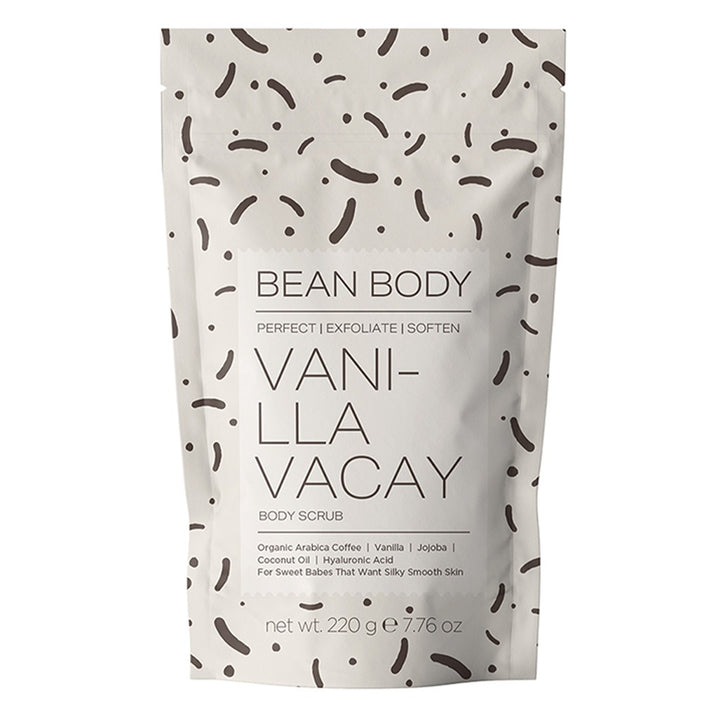 BeanBody Vanilla Vacay Exfoliating Body Scrub 220g - Easy Pharmacy LLC