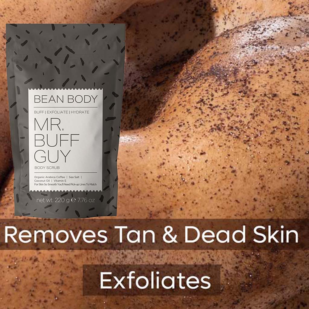 BeanBody Mr Buff Guy Polishing Body Scrub For Men 220g - Easy Pharmacy LLC