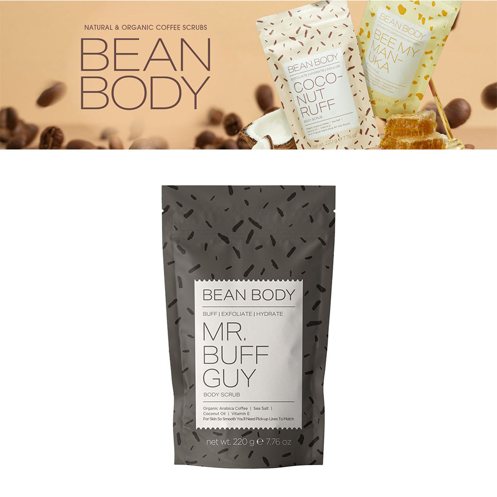 BeanBody Mr Buff Guy Polishing Body Scrub For Men 220g - Easy Pharmacy LLC