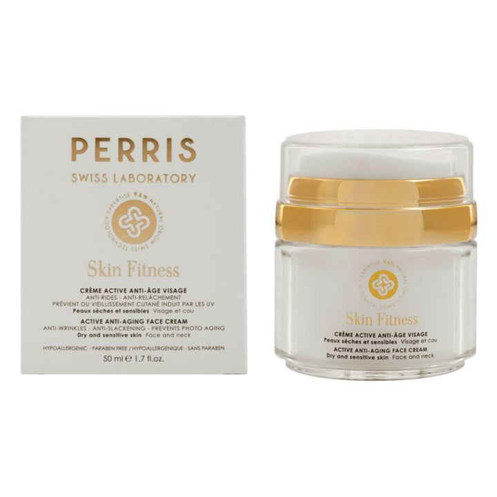 Perris Swiss Laboratory Skin Fitness Active Anti-Aging Face Cream For Dry & Sensitive Skin 50ml - Easy Pharmacy LLC