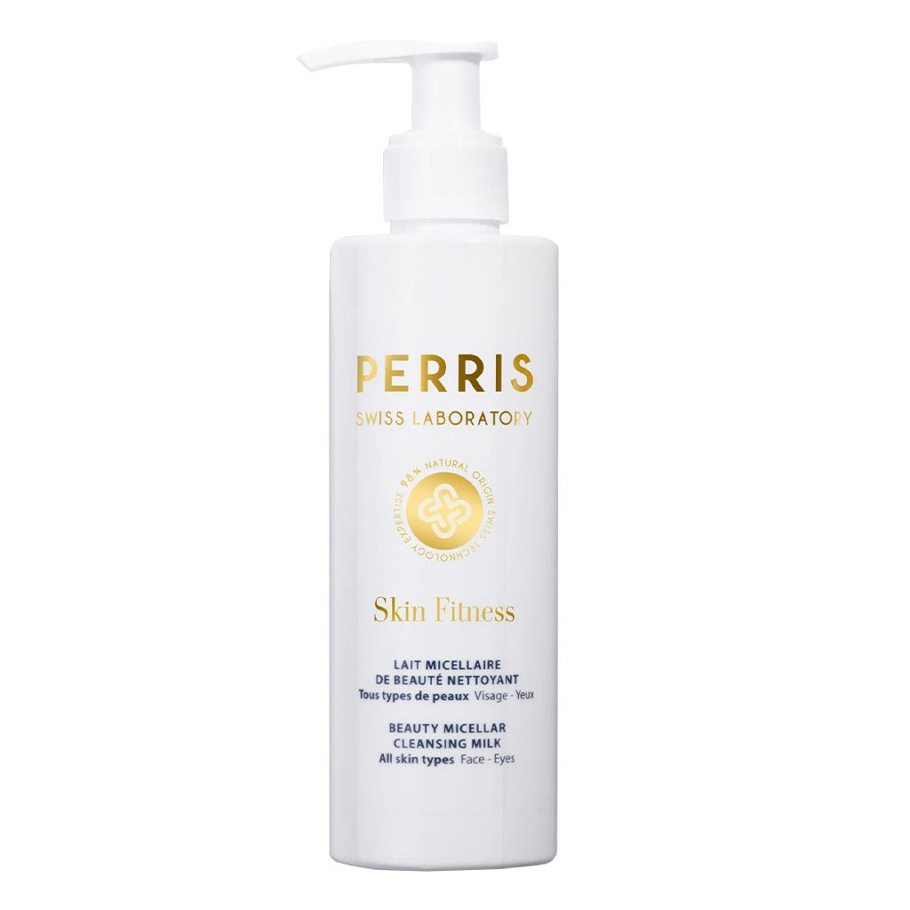 Perris Swiss Laboratory Skin Fitness Beauty Micellar Make-up removing & Cleansing Milk For Face & Eyes 200ml - Easy Pharmacy LLC