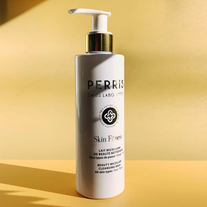 Perris Swiss Laboratory Skin Fitness Beauty Micellar Make-up removing & Cleansing Milk For Face & Eyes 200ml - Easy Pharmacy LLC