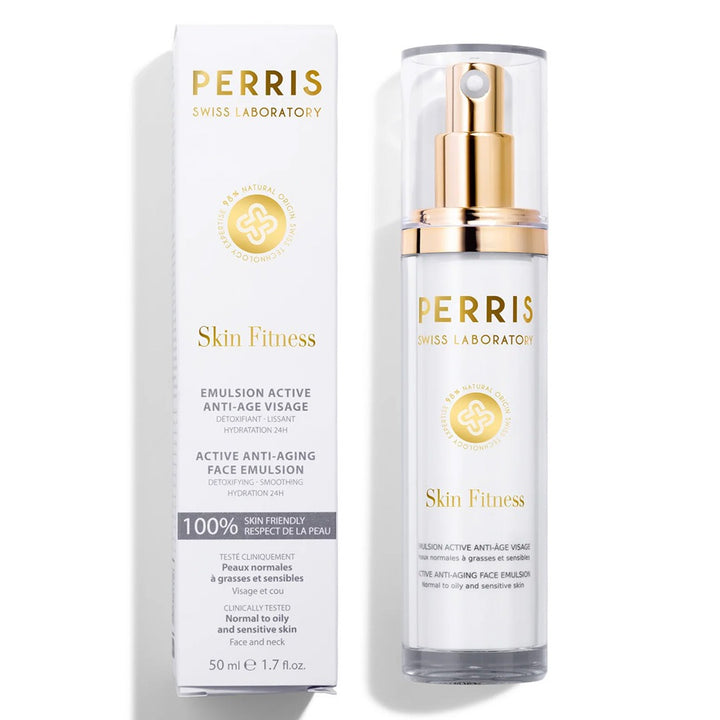 Perris Swiss Laboratory Skin Fitness Active Anti-Aging Face Emulsion For Normal, Oily & Sensitive Skin 50ml - Easy Pharmacy LLC