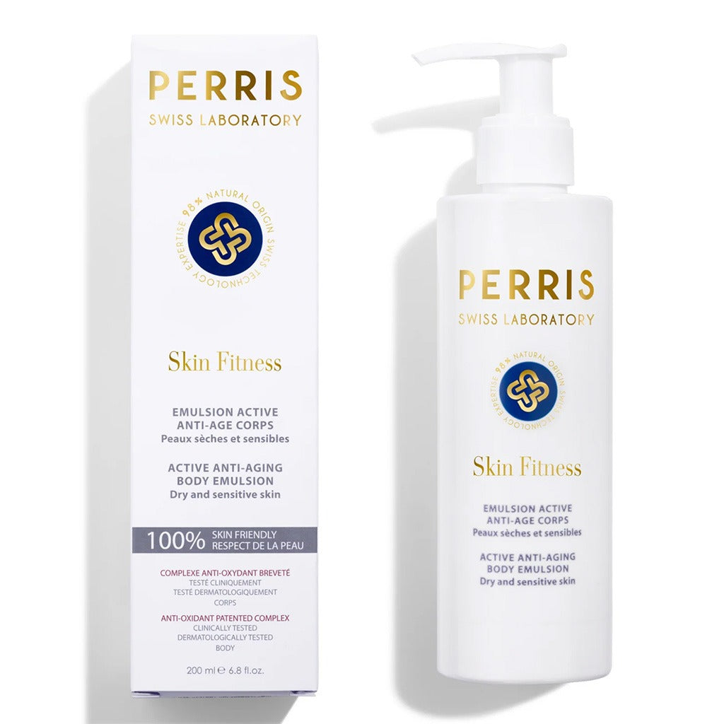 Perris Swiss Laboratory Skin Fitness Active Anti-Aging Body Emulsion For Dry & Sensitive Skin 200ml - Easy Pharmacy LLC