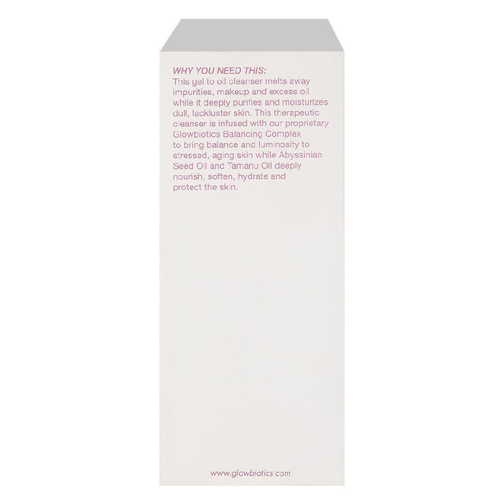 GlowBiotics Probiotic Nourishing Gel To Oil Cleanser For Dry, Normal And Sensitive Skin 120ml - Easy Pharmacy LLC
