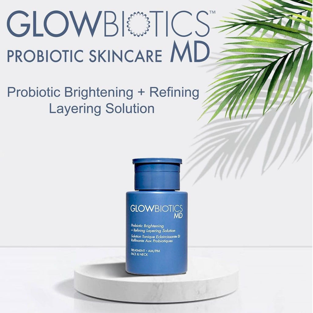 GlowBiotics Probiotic Brightening + Refining Layering Treatment Solution For Face And Neck 100ml - Easy Pharmacy LLC