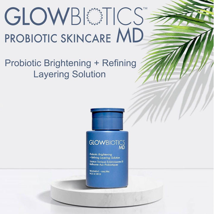 GlowBiotics Probiotic Brightening + Refining Layering Treatment Solution For Face And Neck 100ml - Easy Pharmacy LLC