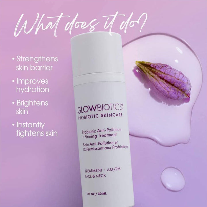 GlowBiotics Probiotic Anti-Pollution + Firming Treatment For Face & Neck 30ml - Easy Pharmacy LLC