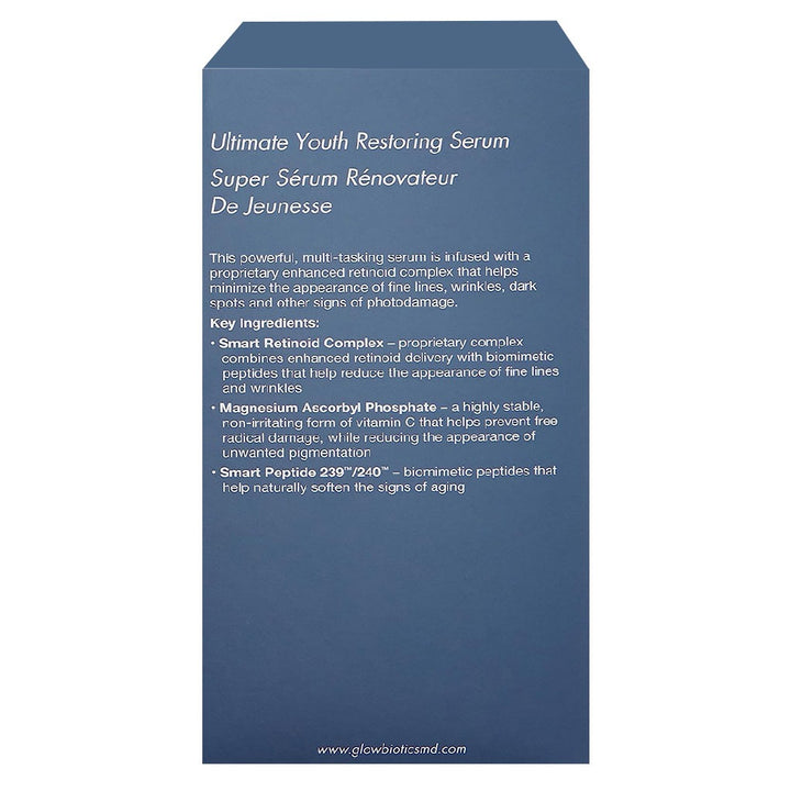 GlowBiotics Probiotic Ultimate Youth Restoring Anti-Aging Face Serum For Dry & Normal Skin 30ml - Easy Pharmacy LLC