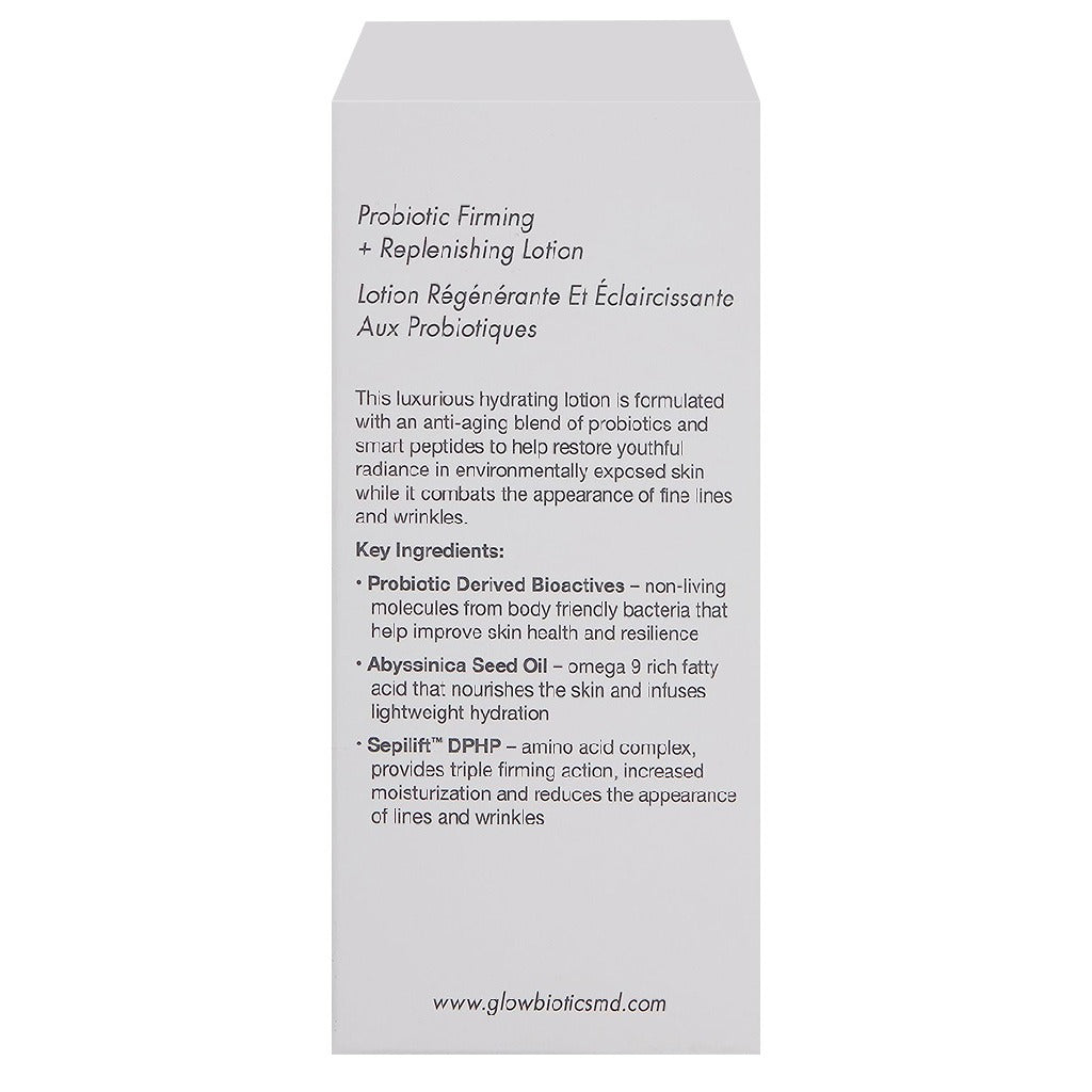 GlowBiotics Probiotic Firming + Replenishing Anti-Aging Lotion For Dry, Normal and Combination Skin 50ml - Easy Pharmacy LLC