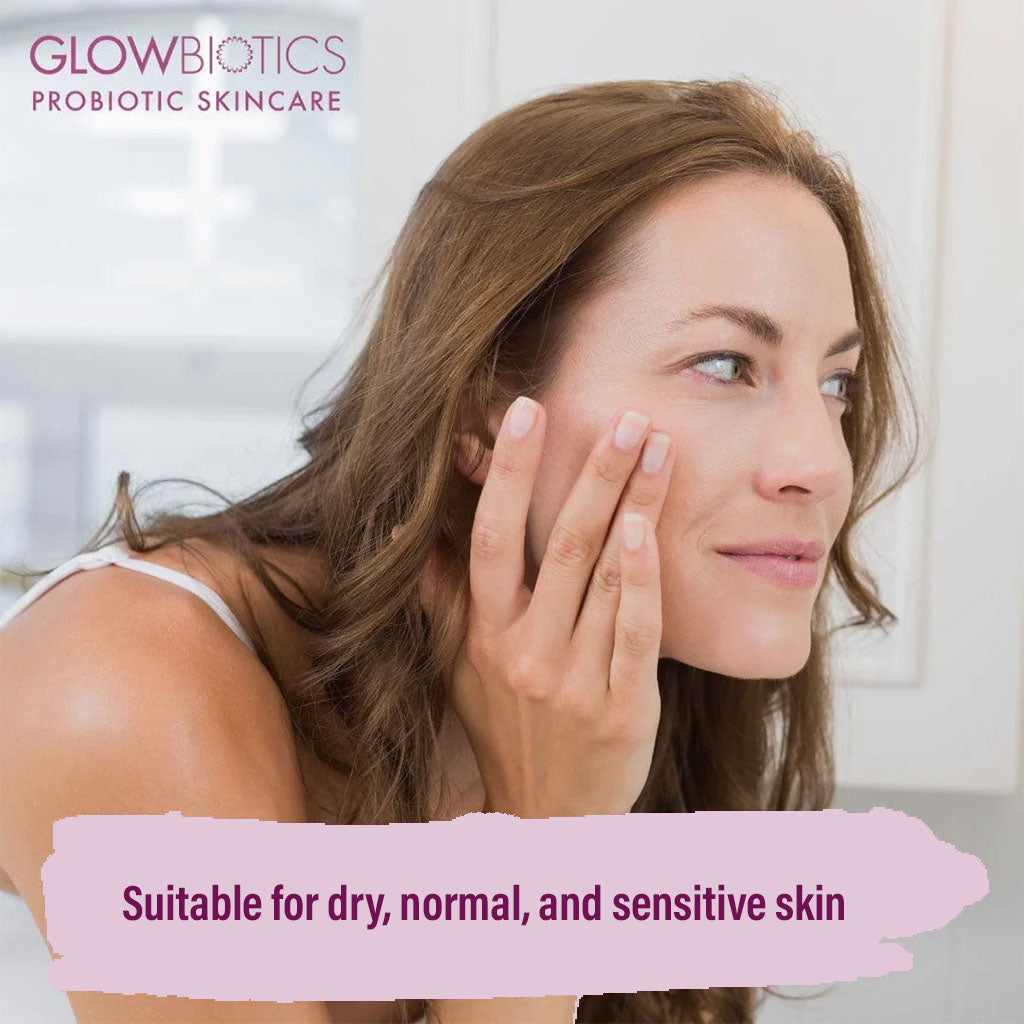 GlowBiotics Probiotic Nourishing Gel to Oil Face Cleanser For Dry, Normal & Sensitive Skin 473ml - Easy Pharmacy LLC