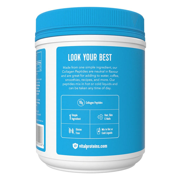 Vital Proteins Collagen Peptides Unflavoured Powder For Hair, Skin & Nails 567g - Easy Pharmacy LLC
