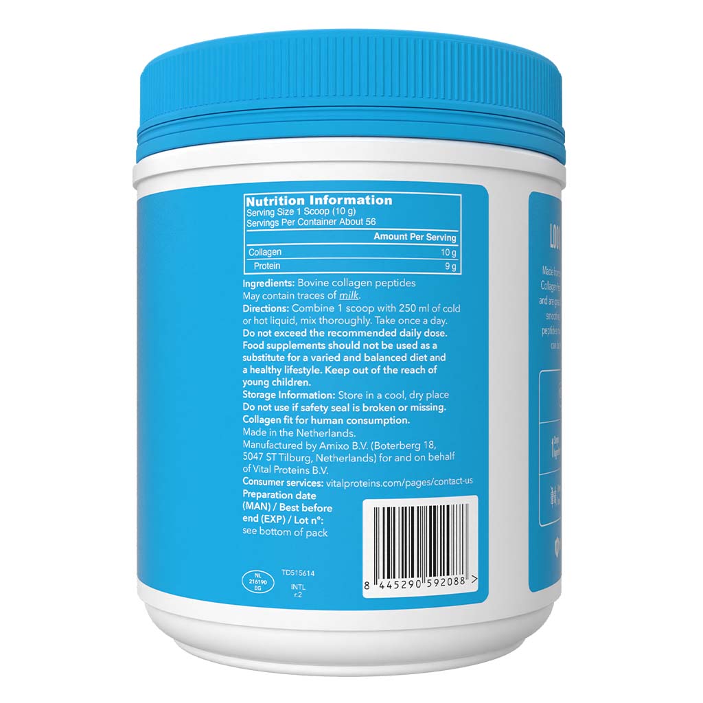 Vital Proteins Collagen Peptides Unflavoured Powder For Hair, Skin & Nails 567g - Easy Pharmacy LLC