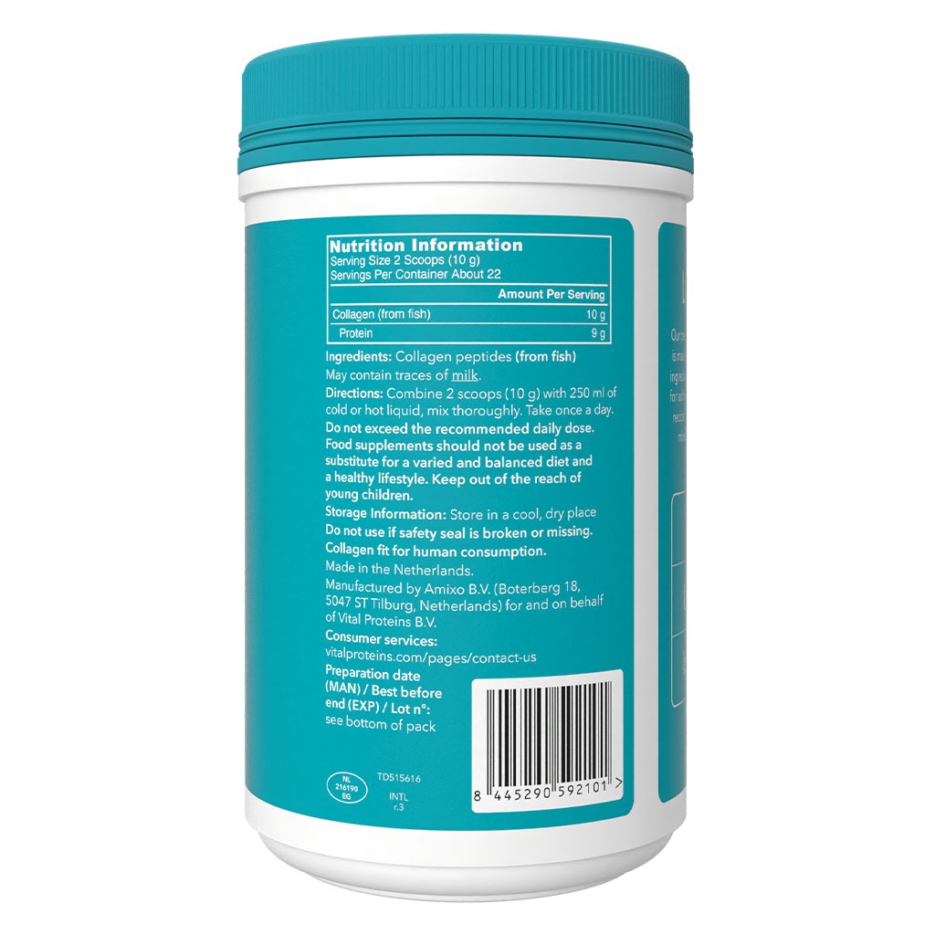 Vital Proteins Marine Collagen Unflavoured Powder For For Hair, Skin & Nails 221g - Easy Pharmacy LLC