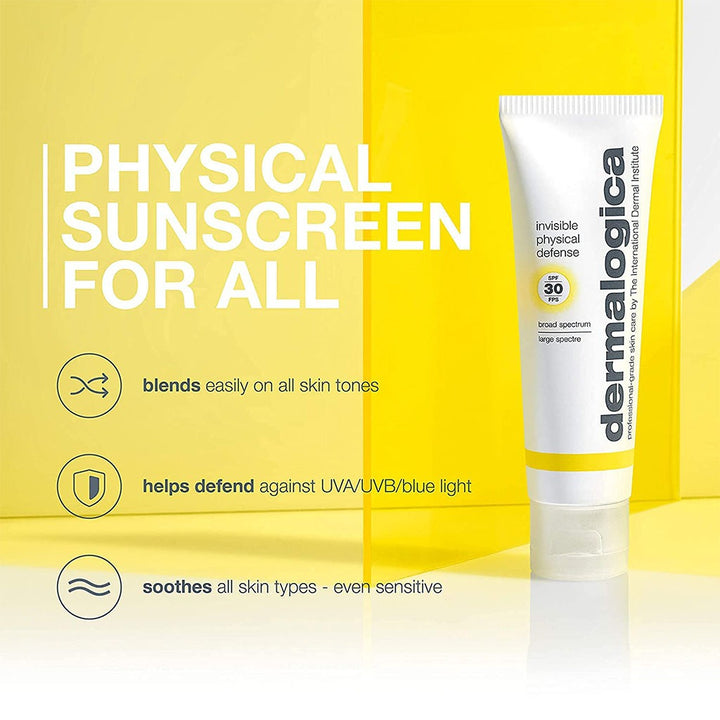 Dermalogica Invisible Physical Defense Mineral Sunscreen SPF30, 50ml - Easy Pharmacy LLC
