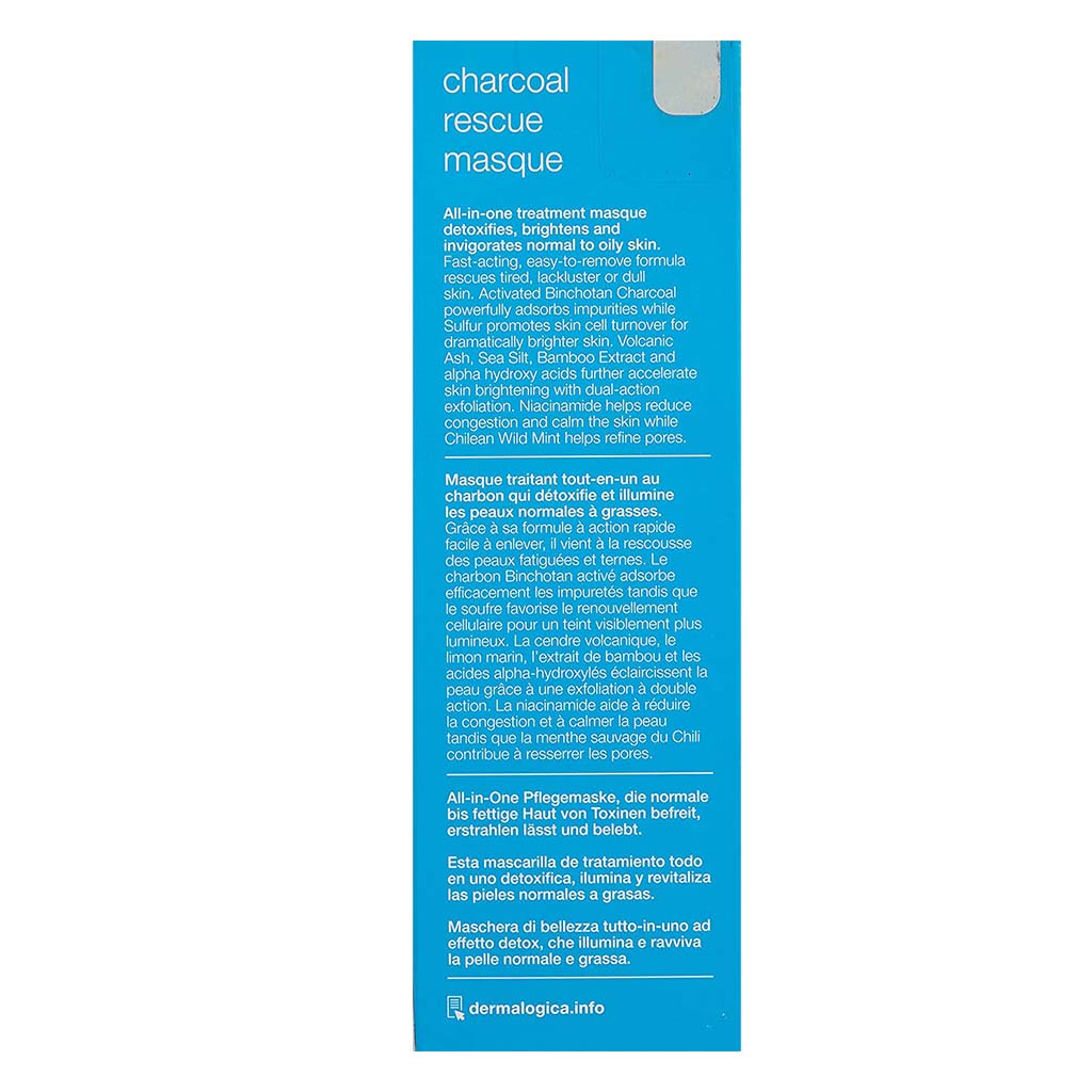 Dermalogica Charcoal Rescue Detoxifying Facial Mask With AHA 75ml - Easy Pharmacy LLC