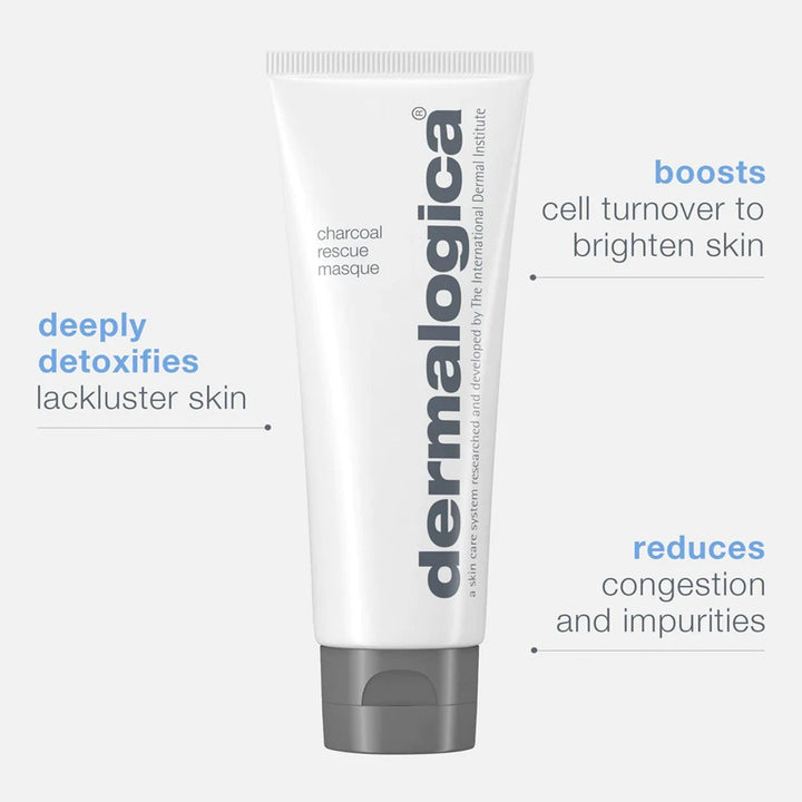 Dermalogica Charcoal Rescue Detoxifying Facial Mask With AHA 75ml - Easy Pharmacy LLC
