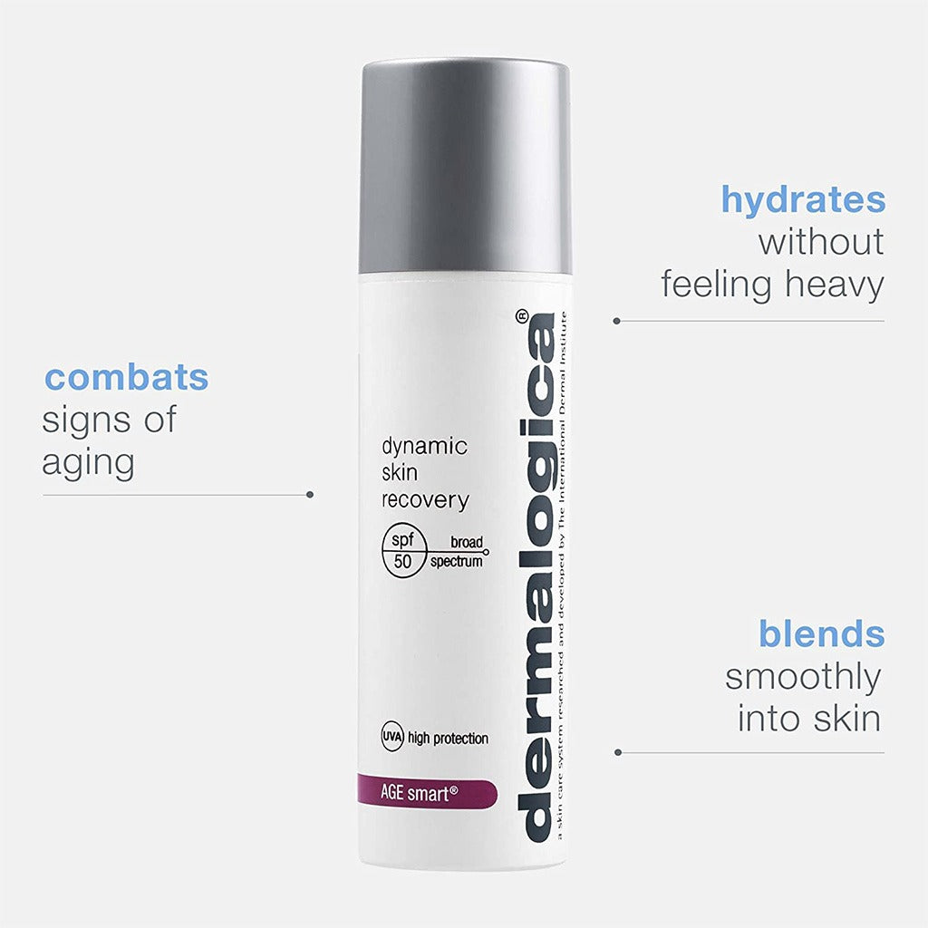 Dermalogica Dynamic Skin Recovery Anti-Aging Face Sunscreen Moisturizer With SPF50, 50ml - Easy Pharmacy LLC