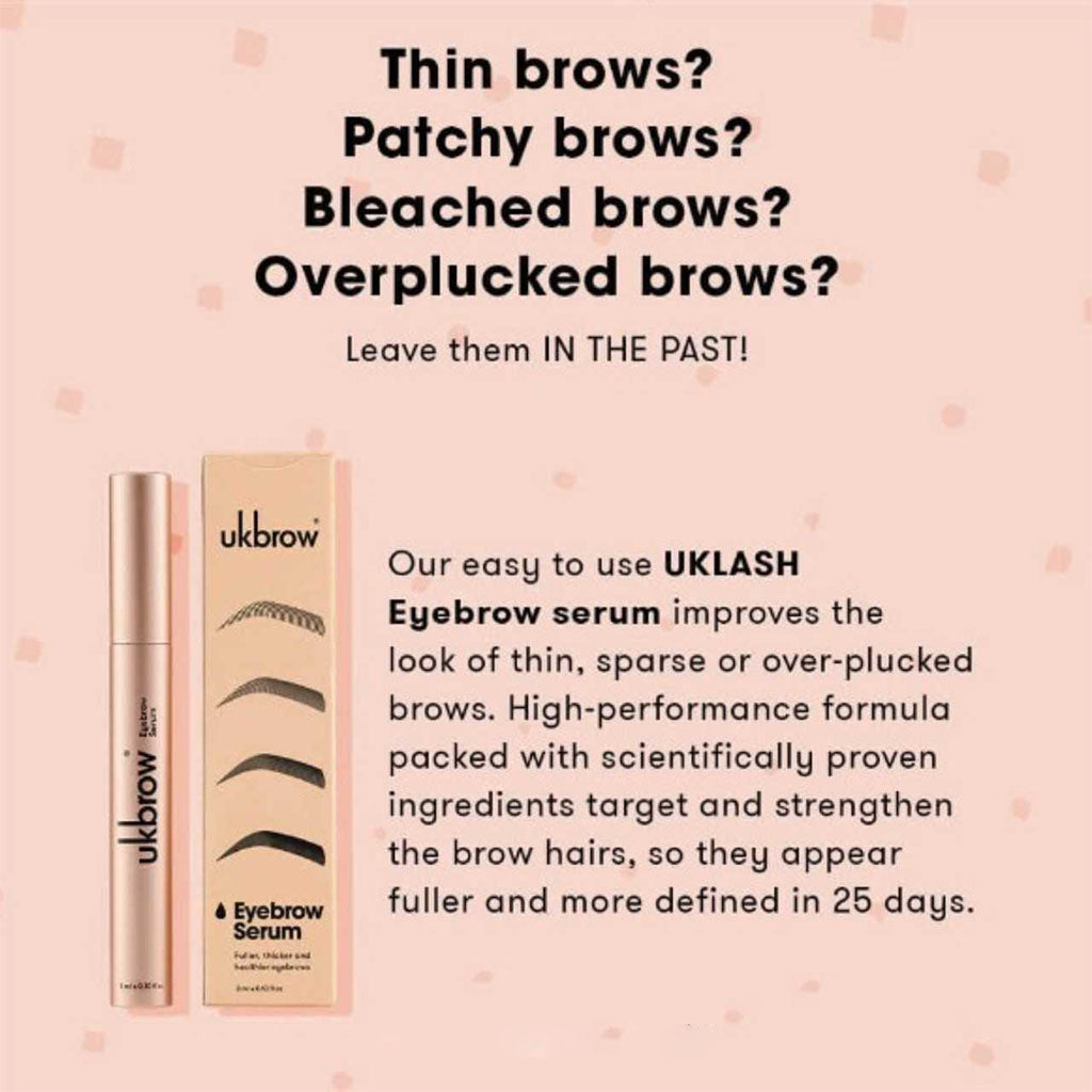 Uklash Ukbrow Eyebrow Serum 3ml - Easy Pharmacy LLC
