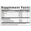 Natural Fervor Omega-3 2000 mg Fish Oil Supplement – 100 Softgels