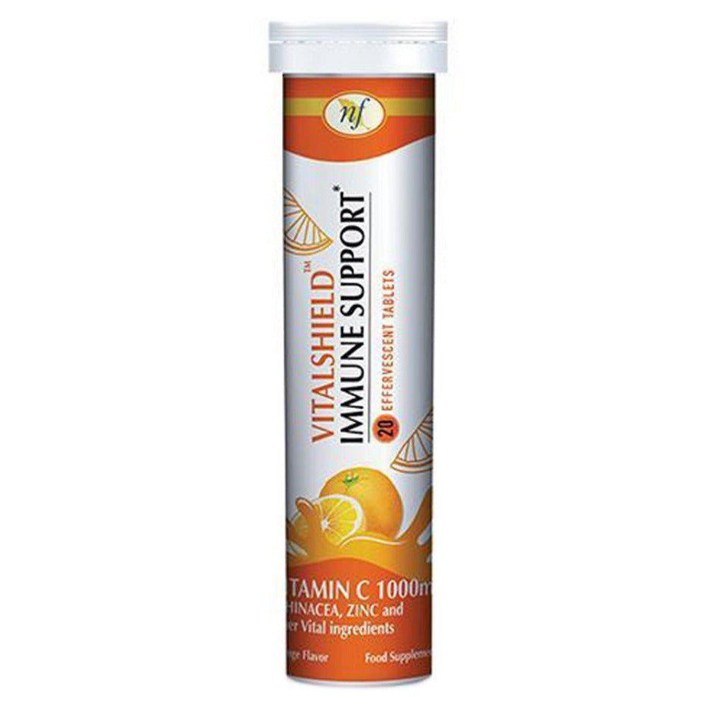 Natural Fervor Vitalshield Immune Support Effervescent Tablets, Pack of 20's - Easy Pharmacy LLC