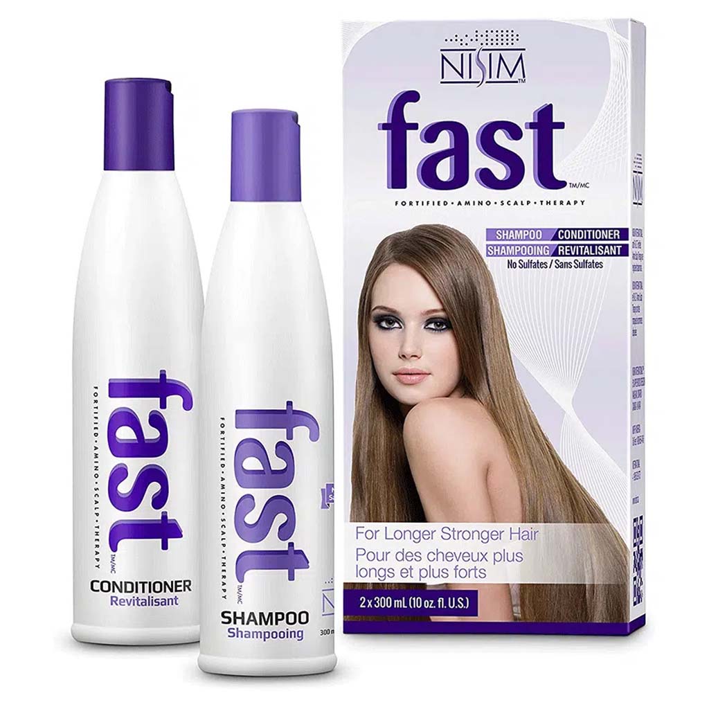 Nisim FAST Fortified Amino Scalp Therapy 300ml Sulfate Free Shampoo & Conditioner, Pack of 2's - Easy Pharmacy LLC