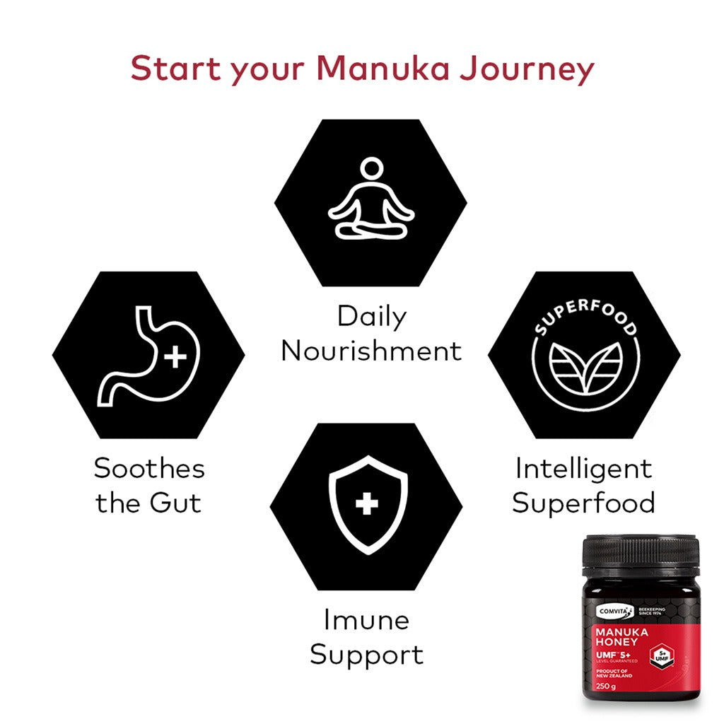 Comvita Manuka Honey With UMF 5+ & MGO 83+ 250g - Easy Pharmacy LLC