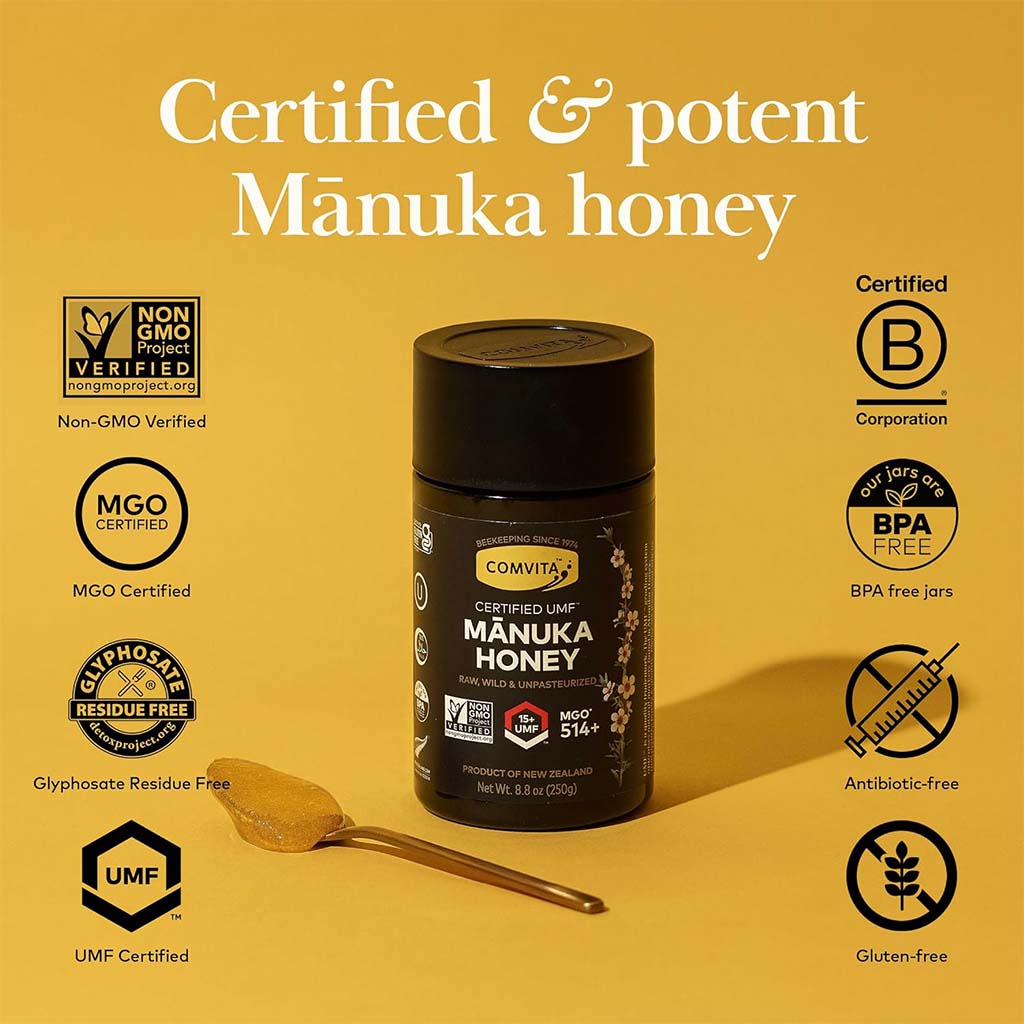 Comvita Manuka Honey With UMF 15+ & MGO 514+ 250g - Easy Pharmacy LLC