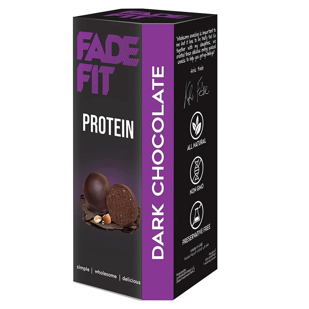 Fade Fit Protein Balls Snack, Dark Chocolate 30g - Easy Pharmacy LLC