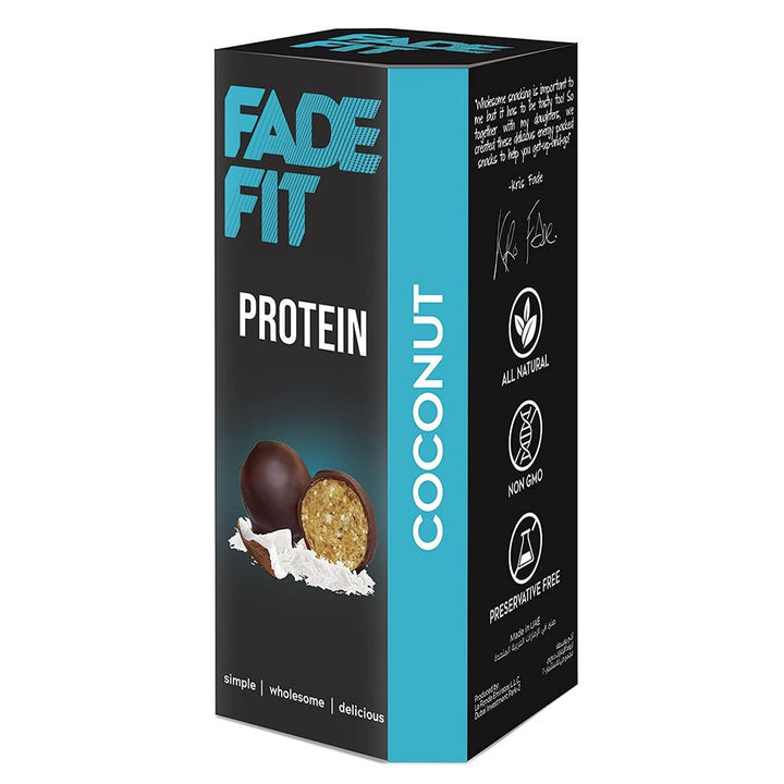 Fade Fit Protein Balls Snack, Coconut 30g - Easy Pharmacy LLC